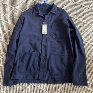 Uniqlo navy chore shirt